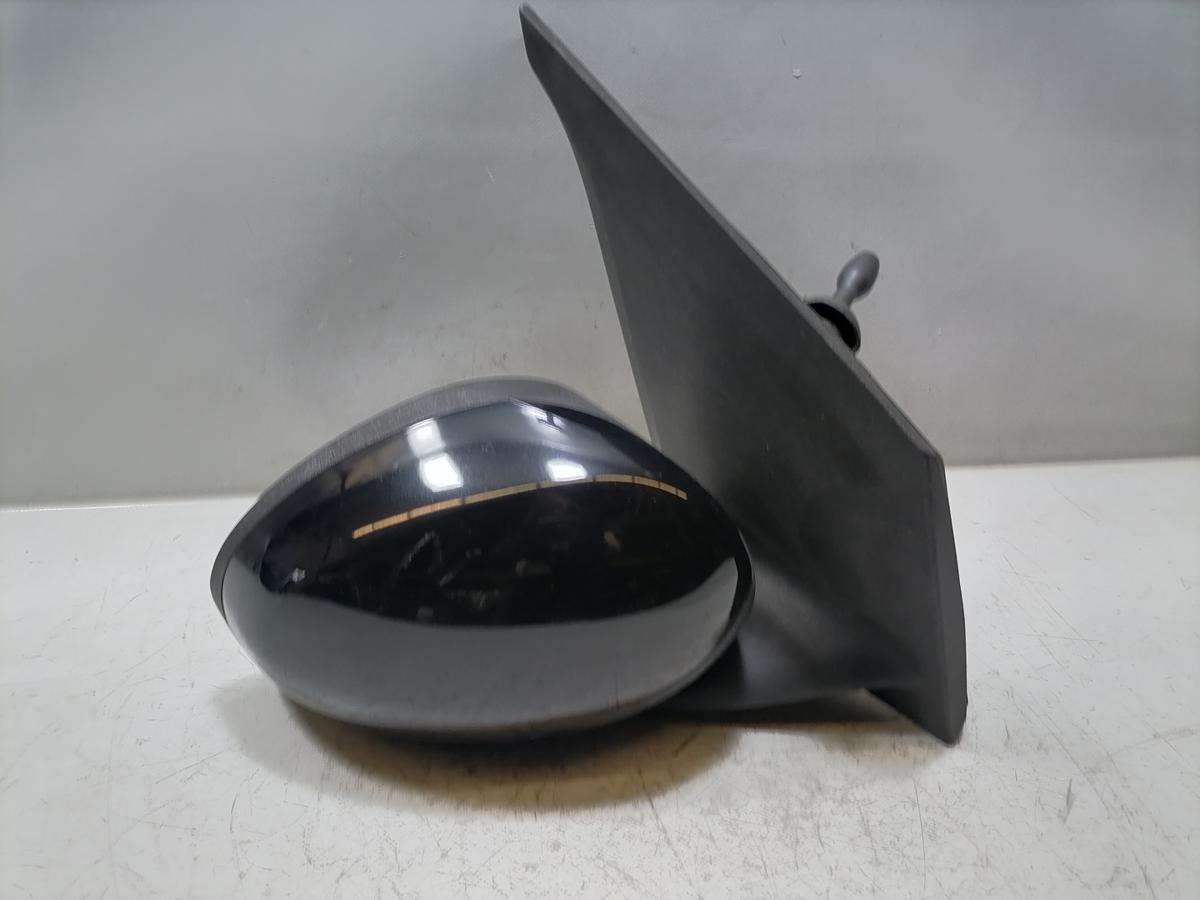 Toyota Aygo 1 original Au&szlig;enspiegel rechts manuell verstellbar 211 Schwarz Bj.2006